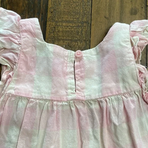 Old Navy Pink Plaid Dress 3T - Picture 4 of 5